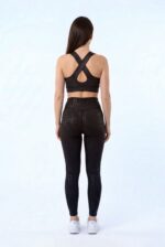 Dámské legíny - vysoký pás - imitace kůže vzor 3 - Obrázek 2