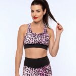 Sportovní podprsenka - leopard