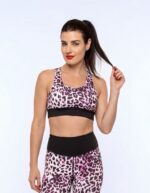 Dámské legíny - vysoký pás - leopard - Obrázek 4