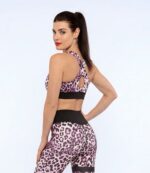 Dámské legíny - vysoký pás - leopard - Obrázek 2