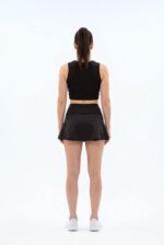Dámská TENISOVÁ sukně - vysoký pás - černá - Obrázek 2