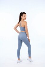 Dámský bezešvý set - světle modrý - Obrázek 2