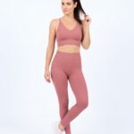 Dámský bezešvý set - starorůžový