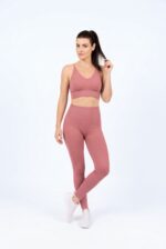 Dámský bezešvý set - starorůžový