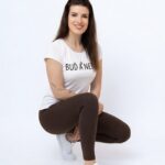 Dámské tričko bílé BeComfy "Buď a neboj"